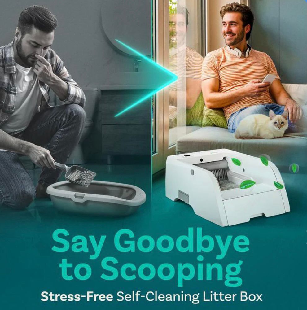 Auto Cleaning Cat Litter Box